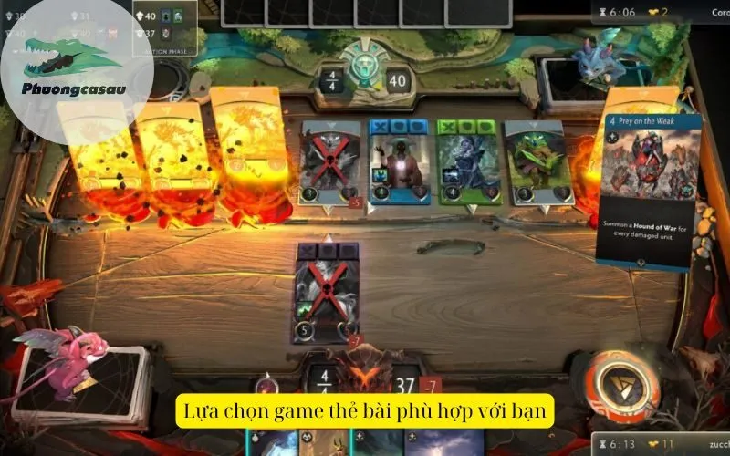 Lựa chọn game thẻ bài phù hợp với bạn