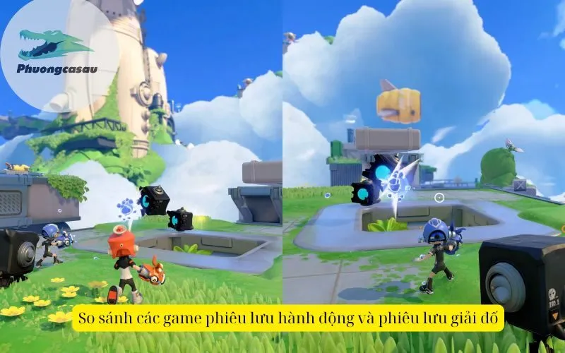 So sánh các game phiêu lưu hành động và phiêu lưu giải đố