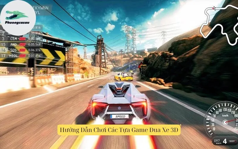 Hướng Dẫn Chơi Các Tựa Game Đua Xe 3D