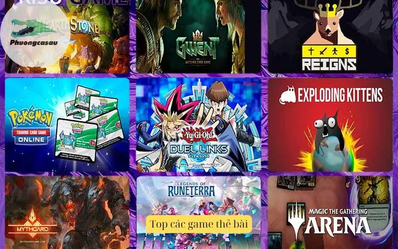 Top các game thẻ bài