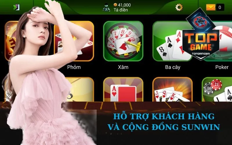 Hỗ Trợ Khách Hàng và Cộng Đồng Sunwin