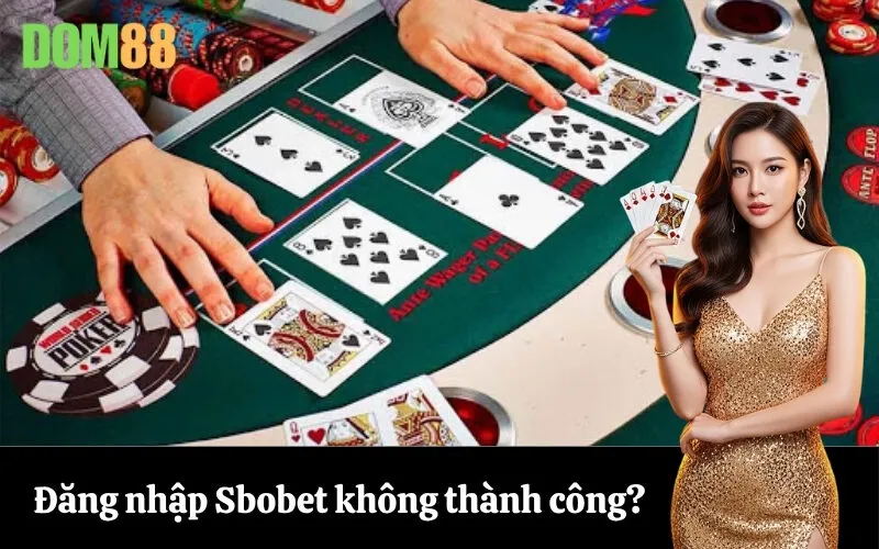 Đăng nhập Sbobet không thành công