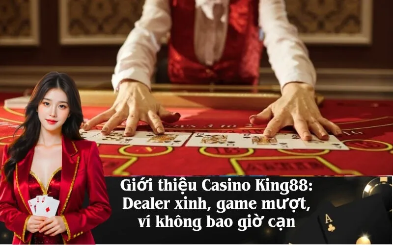 Giới thiệu Casino King88: Dealer xinh, game mượt, ví không bao giờ cạn
