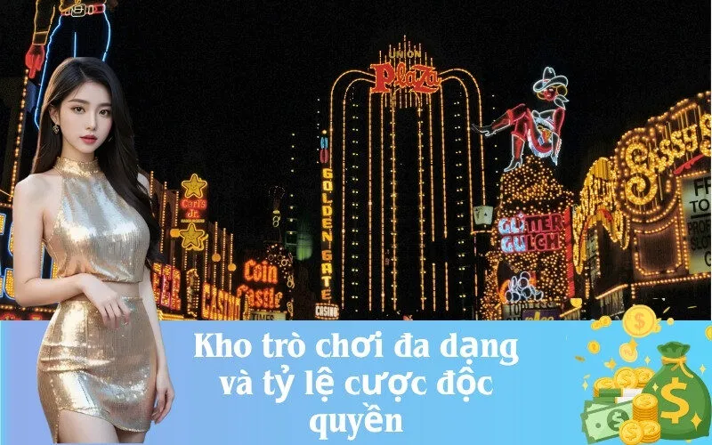 Kho trò chơi đa dạng và tỷ lệ cược độc quyền