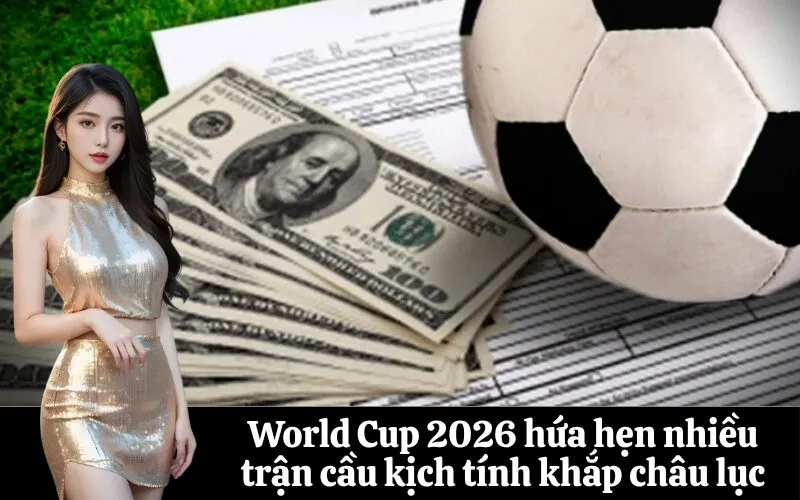 World Cup 2026 hứa hẹn nhiều trận cầu kịch tính khắp châu lục